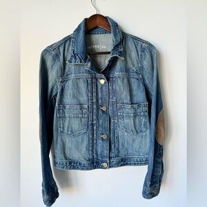 GAP Distressed Jean Jacket With Suede
Elbow Patches!